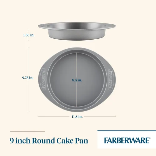 Vista 21 de Farberware - Charola de horno de 9 por 13 pulgadas, antiadherente, Cuadrado, 9, Plateado