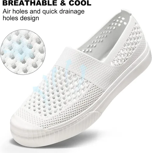 Vista 2 de Women Water Shoes Garden Clogs Quick-Dry Water Gardening Shoes for Lightweight Breathable Beach Sandals for Swim
