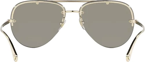 Vista 4 de Versace VE2231 Gafas de sol - (12526G) Oro pálidoGris claro Espejo Plata - 2.362in