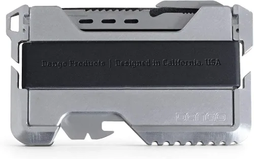 Vista 2 de Dango T01 Billetera táctica EDC - Hecha en Estados Unidos - Cuero genuino, Multiherramienta, Bloqueo RFID