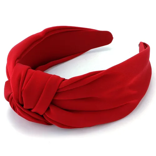 Vista 9 de TOBATOBA Diadema de seda satinada con nudo superior negro, grande, antideslizante, accesorios para el cabello para mujer