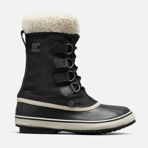 Vista 2 de Sorel Botas de carnaval de invierno para mujer, lluvia y nieve, impermeables, color marrón camello, talla, Nieve, marrón