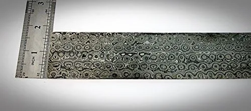 Vista 3 de Poshland DBD-34 PERSONALIZADO HECHO A MANO DAMASCO ACERO BILLET/BLANCO HOJA QUE HACE BARRA
