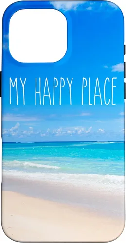 Vista 19 de Rae Inspired Dun My Happy Place Summer Vacay Ocean Beach Day Case for iPhone 17