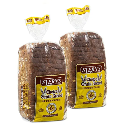 Vista 8 de Pan multigrano, paquete de 2 unidades, 18 onzas por pan, delicioso pan de sándwich Sin lácteos y nueces Stern's Bakery
