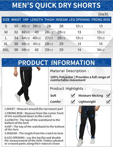 Vista 5 de Pantalones deportivos deportivos deportivos para hombre, pantalones deportivos de secado rápido, estilo casual