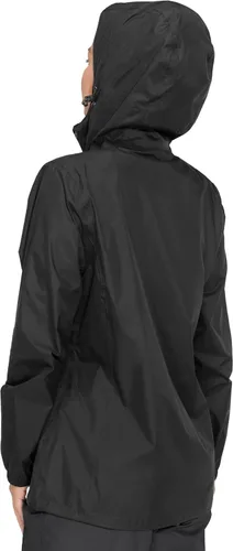 Vista 2 de Little Donkey Andy Women's Packable Waterproof Hooded Rain Jacket Negro