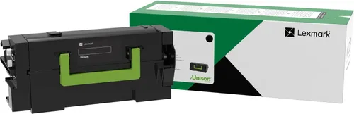Vista 2 de Lexmark 58D1H0E Cartucho de tóner de contrato de alto rendimiento, negro