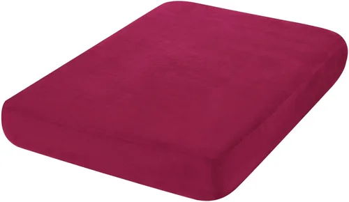 Vista 22 de hyha Fundas de cojín de terciopelo para sofá, fundas de asiento suaves para sofá modular de 3 cojines, lavables, funda mágica para sofá con parte