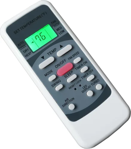 Vista 8 de Mando a distancia de repuesto compatible con MrCool Midea Aire acondicionado remoto RG51F/EU1 RG51F1/EU1 RG51F3/EU1