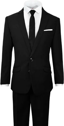 Vista 5 de Black n Bianco Signature - Traje completo para niño, ajustado