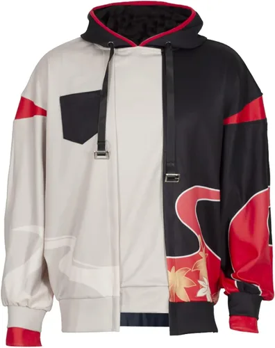 Vista 2 de Kaedehara Kazuha - Sudadera con capucha estampada en 3D diseño de Moblie con capucha manga de murciélagos disfraz de Halloween y cosplay