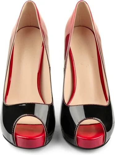 Vista 6 de Eithy Zapatos de tacón alto para mujer, plataforma para fiestas, uso diario