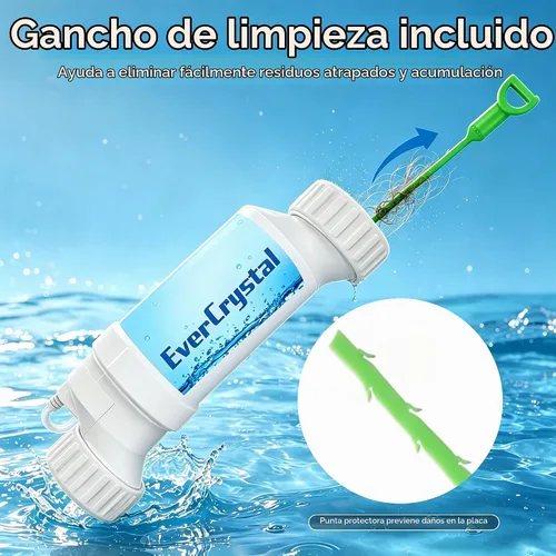 Vista 9 de Celda de sal para piscina, se adapta a célula de sal de Hayward Blanco