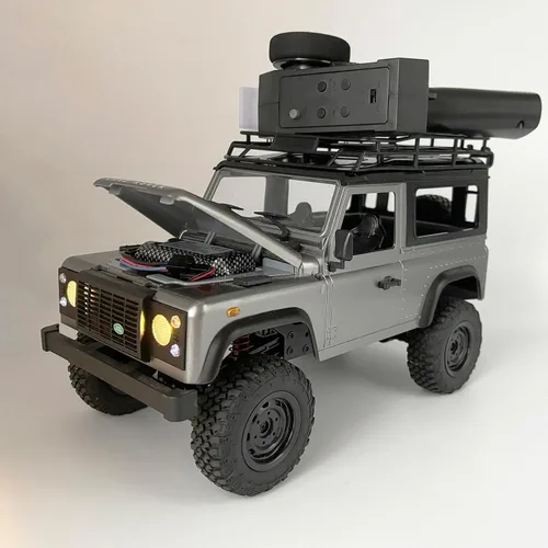 Vista 6 de HLSFWDRIVE MN99S RC Rock Crawler 4x4 Land Rover RC Crawler Escala 1/12