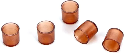 Vista 6 de TOPINCN 500pcs Queen Cría Celular Copa Plástico Marrón Celda Copas Crianza Abeja Miel Suministros de Apicultura