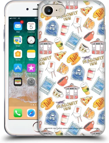 Vista 208 de Head Case Designs Gilmore - Funda negra a prueba de golpes con diseño de dibujos animados para niñas con licencia