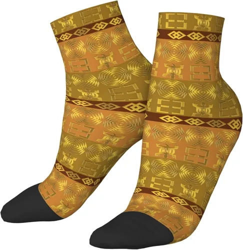 Vista 2 de DKJlitter Unisex Ankle Socks, Padded Athletic Quarter Socks Fashion Running Casual Socks