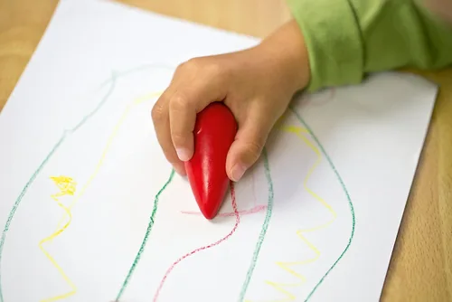 Vista 3 de Faber-Castell 120405 Crayones en forma de pera para edades de 3 años en adelante