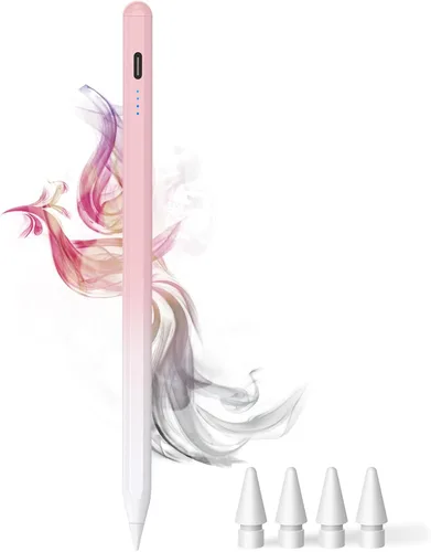 Vista 9 de Lápiz capacitivo para iPad 9ª y 10ª - Lápiz de carga Type-C para iPad con rechazo de palma, lápiz activo compatible con (2018-2025) Apple iPad