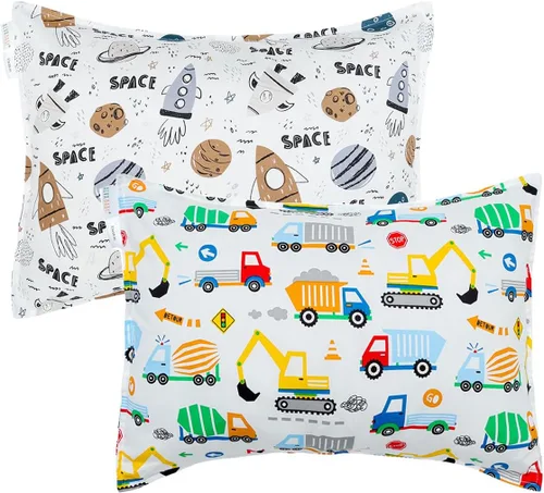Vista 29 de ALVA BABY - Funda de almohada para niños pequeños de 13 x 18 pulgadas o 12 Bean Velvet-beige
