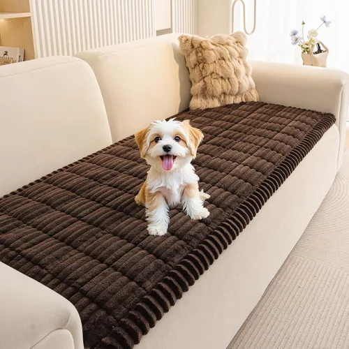 Vista 16 de MEETSKY Fundas de sofá para sofá de 2 cojines, aptas para mascotas, funda de sofá para perros, fundas de sofá de cuero lavables para mascotas