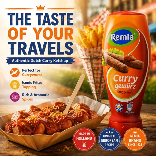 Vista 3 de Remia Curry Gewurtz en tubo/Remia Curry Ketchup