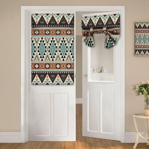 Vista 46 de Cortinas de puerta negras y rojas para ventanas de puerta, estampado de leopardo y cebra, cortinas de ventana para puerta de vidrio francesa