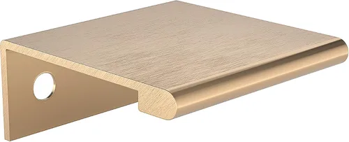 Vista 35 de Richelieu Hardware BP98982510 Lincoln Collection 1 pulgada (25 mm) de centro a centro Manija de tirador de borde de gabinete y cajón de aluminio