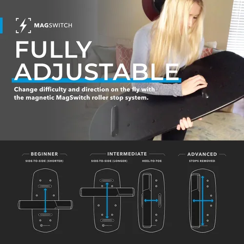Vista 3 de Revbalance Swell 2.0 - Entrenador de tabla de equilibrio para surf y remo