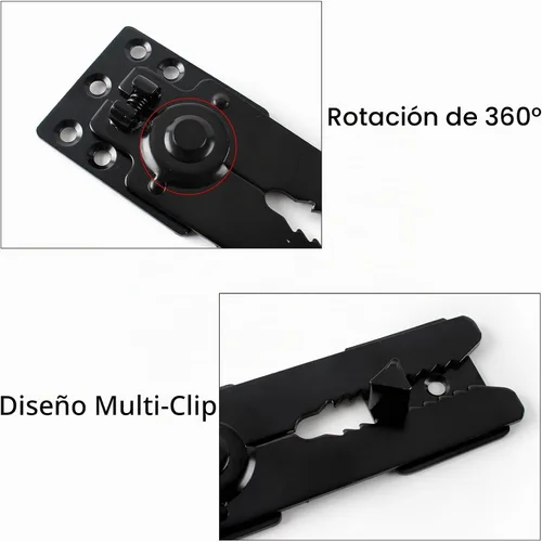 Vista 3 de HOWDIA Conectores seccionales negros con tornillos, conector de sofá resistente para sofás deslizantes, mantiene tu sofá seccional junto, fácil