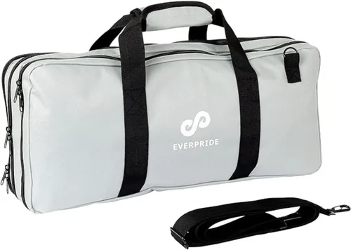 Vista 8 de EVERPRIDE, bolsa para cuchillo de chef profesional, con correa para el hombro. Bolsa premium para cuchillos, utensilios de cocina. Con visualización