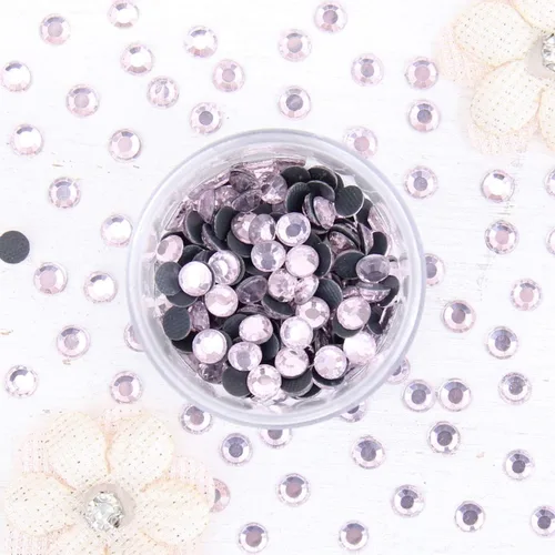Vista 25 de Estrás para aplicar con calor - 6SS, 10SS, 16SS, 20SS, 30SS - 32 colores Iron-on hotfix rhinestones - add brilliant sparkle to apparel, denim