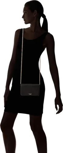 Vista 6 de Kate Spade New York Cartera con cadena Sylvia para mujer, color negro, talla única, Negro
