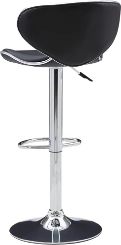 Vista 16 de Powell Furniture Powell PU, taburete de bar cromo/negro