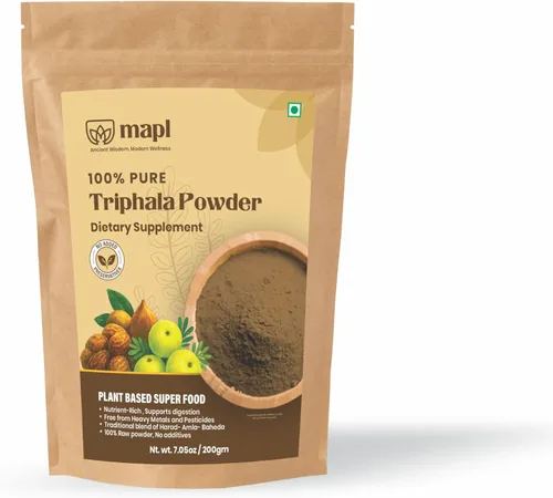 Vista 12 de MAPL Amla Powder (7.05 oz) – Superalimento indio orgánico para el cuidado del cabello Grosella espinosa india/polvo de amalaki 100% puro Apoya