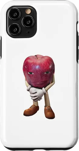 Vista 10 de Carcasa para iPhone 15 Me Asf Apple Funny Apple Face Meme Wapple