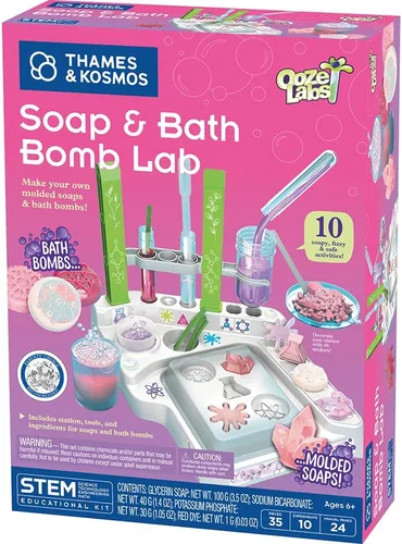 Vista 11 de Thames & Kosmos Ooze Labs Chemistry Station - Kit de experimentos científicos, 20 experimentos no peligrosos que incluyen limo seguro