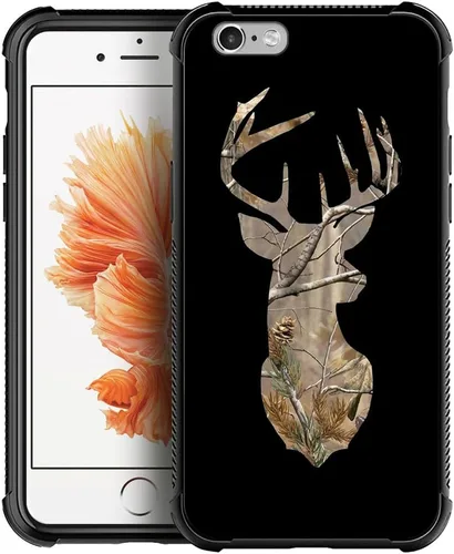 Vista 12 de Funda compatible con iPhone 8 Plus, diseño de elefantes africanos para iPhone 7 Plus, diseño de patrón a prueba de golpes, antiarañazos, carcasa