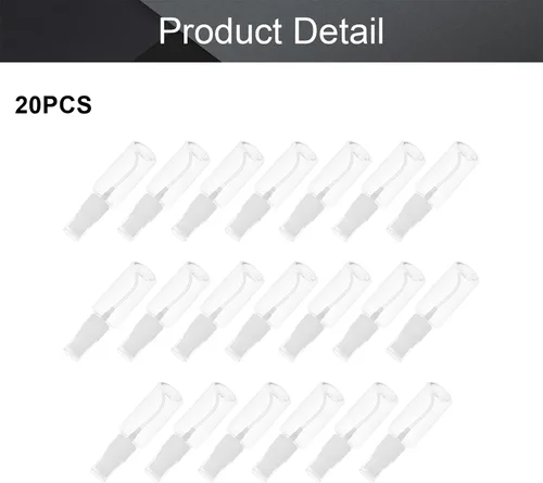 Vista 4 de Othmro 20 botellas de spray de 1.0 fl oz/1 oz, juego de mini botellas de viaje de plástico de niebla fina vacía, pequeños recipientes de líquidos