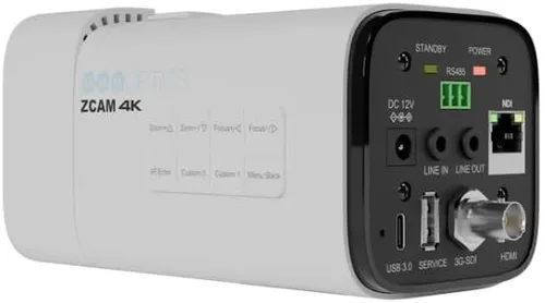 Vista 5 de PTZOptics Cámara Studio 4K con zoom de 20x, conectividad NDI HX2, construcción compacta y zoom digital de 16x (blanco)