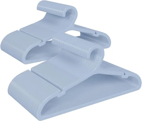 Vista 16 de ABHENG UAPY0530B - Paquete de 30 perchas para ropa, perchas de plástico antideslizantes, perchas que ahorran espacio, resistentes, para colgar ropa