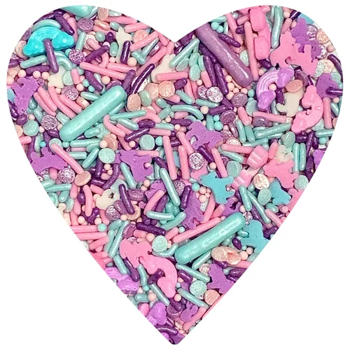 Vista 9 de COOL MOM SPRINKLES Gránulos de corazón dorado y blanco (4 onzas) – Gránulos de corazón para decorar pasteles, cupcakes, galletas y postres