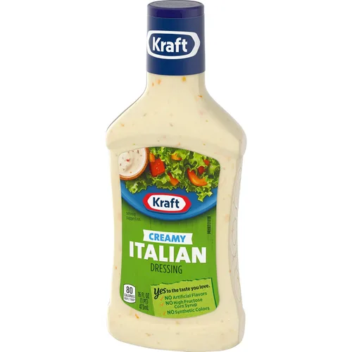 Vista 10 de Kraft Aderezo italiano cremoso para ensaladas y salsa de 16 onzas (paquete de 6)