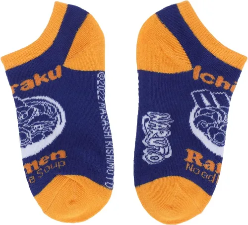 Vista 7 de Bioworld Naruto Ramen - Calcetines tobilleros juveniles (6 pares), Multi colorido