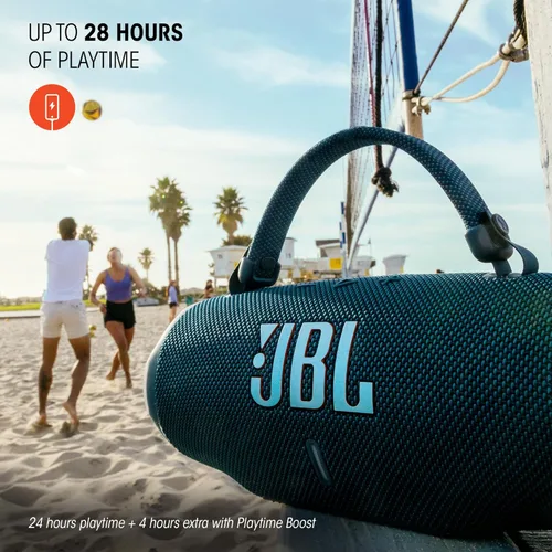 Vista 3 de JBL Charge 6 - Altavoz Bluetooth portátil, impermeable y a prueba de caídas, sonido profesional audaz con refuerzo de sonido AI, 28 horas de tiempo