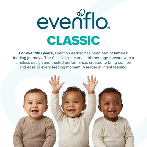 Vista 2 de Evenflo 4oz Twist Botella de vidrio – Set – 6PK