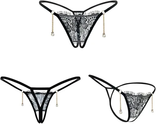 Vista 4 de Jelove Bragas sexy para mujer, paquete de 4