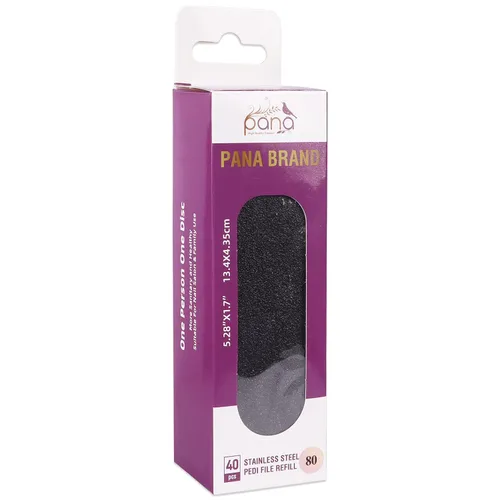 Vista 9 de PANA 40 piezas de recambio de archivo Pedi grande negro para lima de pies de acero inoxidable para lijar raspador de pies, almohadillas de recambio