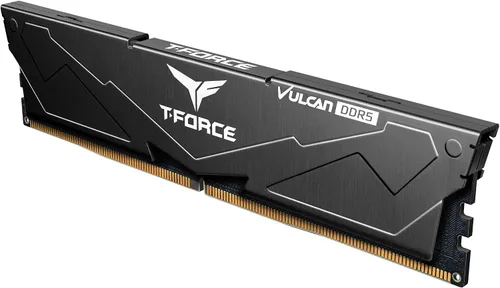 Vista 9 de TEAMGROUP T-Force Vulcan DDR5 16GB (2x8GB) 5200MHz (PC5-41600) CL40 Intel XMP 3.0 y AMD Expo Compatible Módulo de Memoria de Escritorio Ram Negro